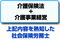 介護保険法と介護事業経営を熟知